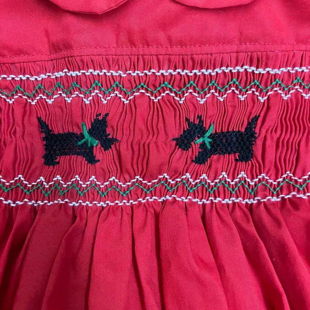 Baby smocked romper